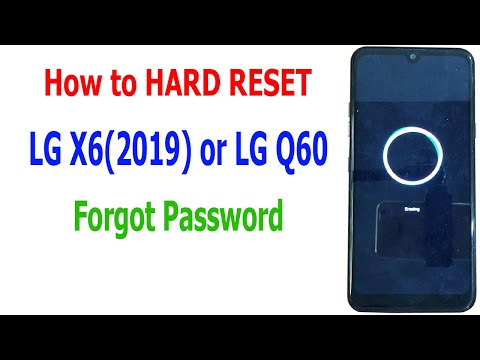 How to HARD RESET LG X6(2019) or LG Q60