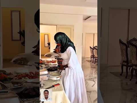 la femme d'Ousmane Sonko en cuisine 😊