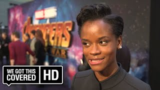 AVENGERS: INFINITY WAR Letitia Wright Interview At UK Fan Event [HD]