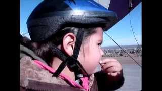 Primer vuelo en trike de Sofi