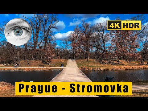 4k Prague walk: Stromovka - Royal Game Reserve, Císařský Island - Czech Republic 🇨🇿 ASMR HDR