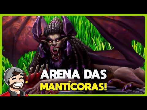 9 MANTÍCORAS SE ENCONTRAM NUMA ARENA! (e um Zeus que foi focado)