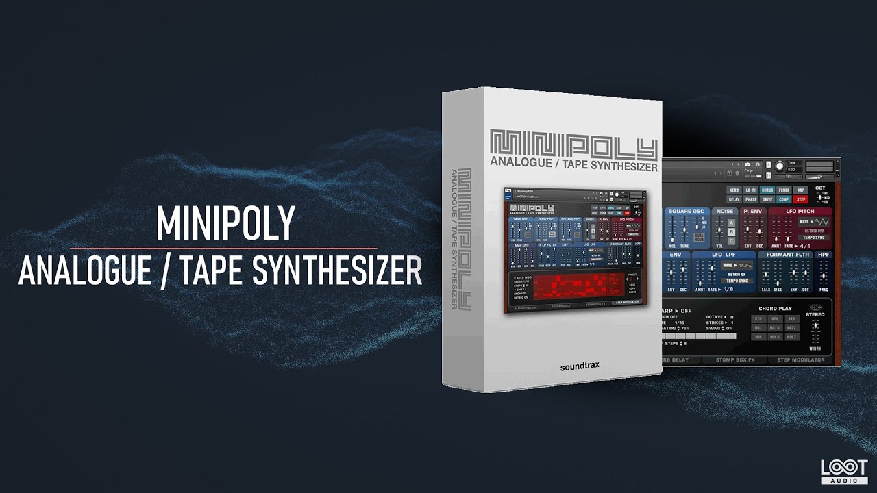 MiniPoly Analogue/Tape Synth for Kontakt - Intro Video