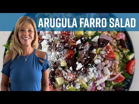 Arugula Farro Salad | Kathy's Vegan Kitchen