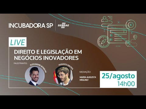 , title : 'Live Incubadora SP: Direito e Legislação em Negócios Inovadores'