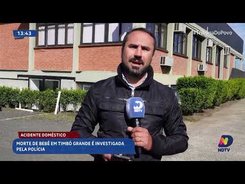 Morte de bebê em Timbó Grande é investigada pela polícia