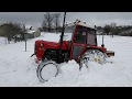 Tractor IMT 539 in snow / Traktori ne bore