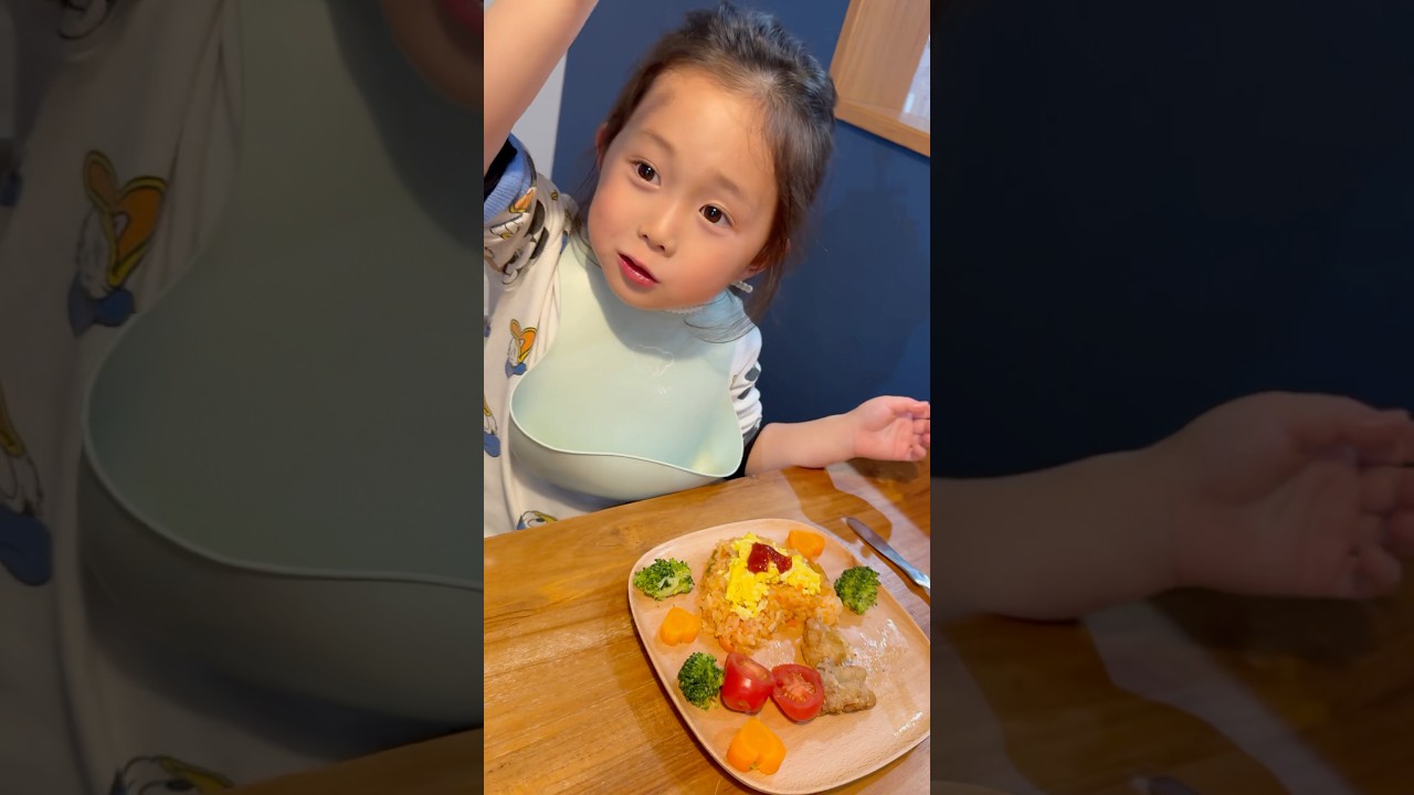 相変わらず毎日おかわり選手権ですよ🍙 #るうさんパクパク #大食い #4歳男の子