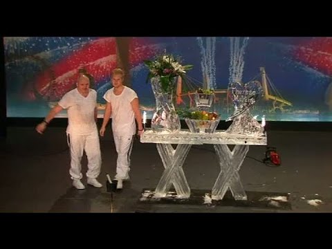 Isbaren totalsågas av juryn - Talang (TV4)