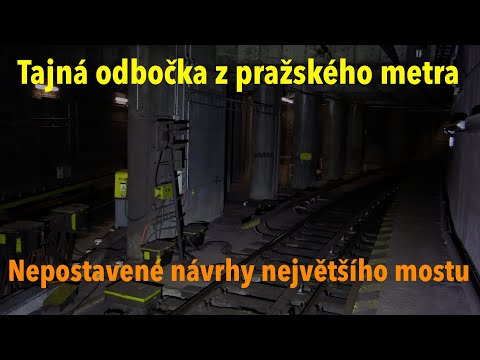 Tajná odbočka z pražského metra a nepostavené návrhy Nuselského mostu: Pražské podzemí exkluzivně