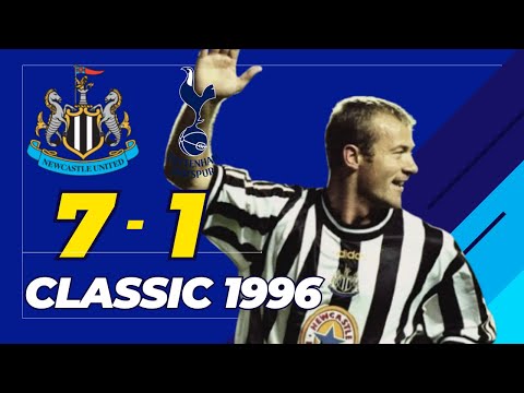 Super Classic Match | Newcastle United vs Tottenham Hotspur 7-1 1996 | Fantastic The Magpies