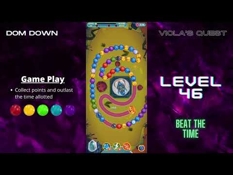 Viola's Quest 🟣🟠🔴 / Level 46 / Dom Down