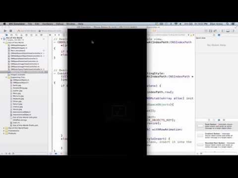 iOS Programming Tutorial - How to Delete UITableViewCell from UITableView - 41