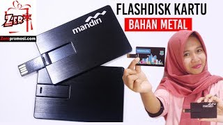 Flashdisk Kartu Metal FDCD15 Review by zeropromosi.com