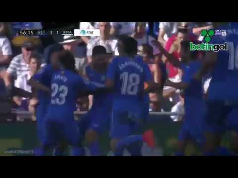 Gol de Molina. Getafe-Real Madrid