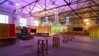 Event Hangar im Innovationspark: ein Einblick