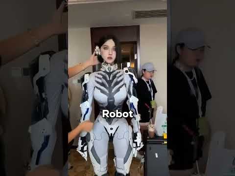 Fake Robot Girls In China 😲 #shorts