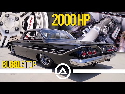 2000hp Twin Turbo 540ci Bubble Top Impala | Great 8 Finalist at Detroit Autorama