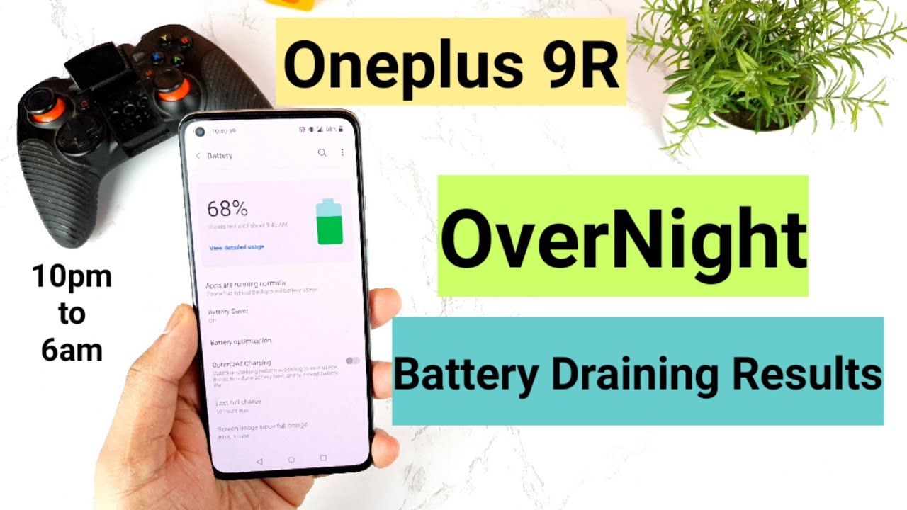 Oneplus 9R Battery drain Overnight Test [How much it will drain ]🤷‍♂️