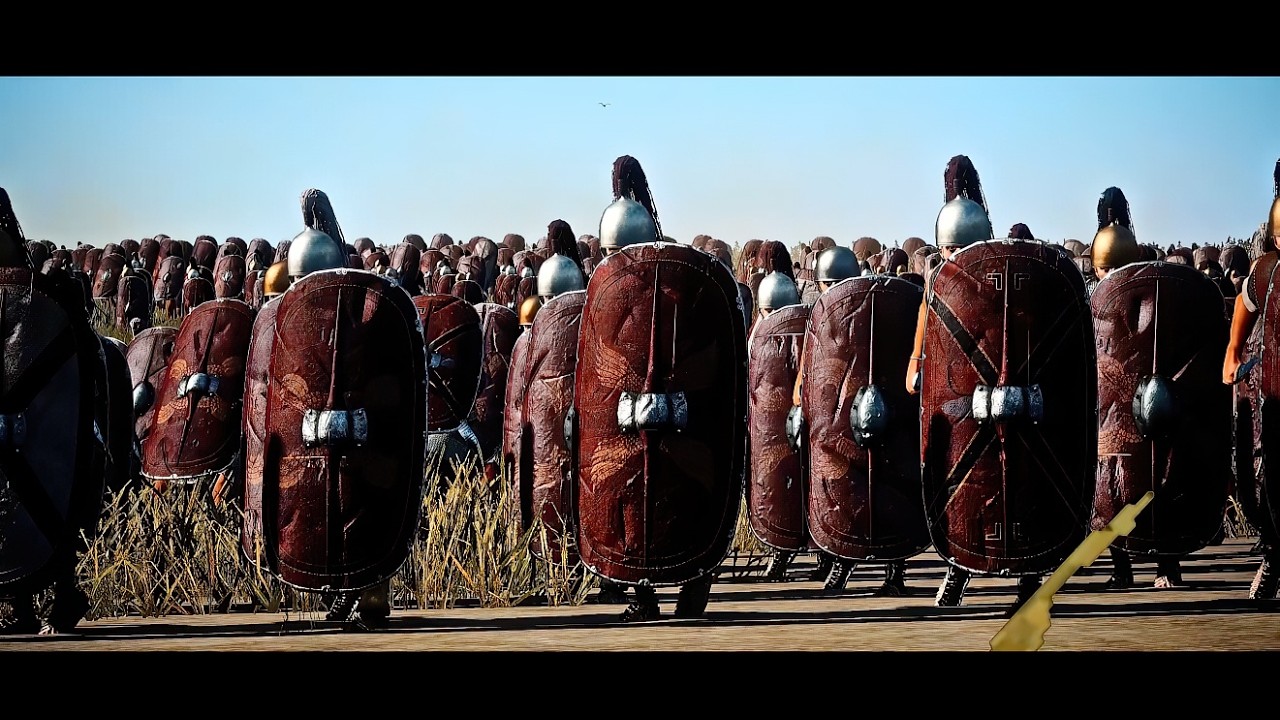 Caesars Romans Vs Pompey's Romans: Battle of Pharsalus 48 BC | Cinematic
