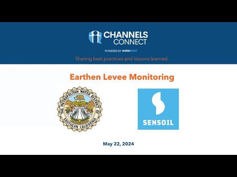 Earthen Levee Monitoring - Metropolitan Water District (CA), Waterstart & Sensoil  logo