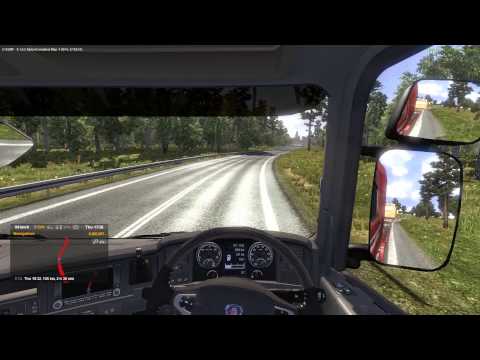 Euro Truck Simulator 2 mp Trip from Biatystok to Lodz