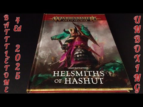 Helsmiths of Hashut Battletome [ENG] November 2025 unboxing & review
