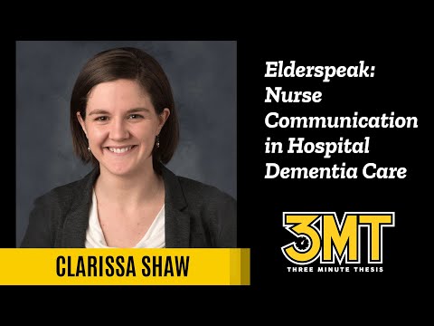 2020 Three Minute Thesis Honorable Mention: Clarissa Shaw