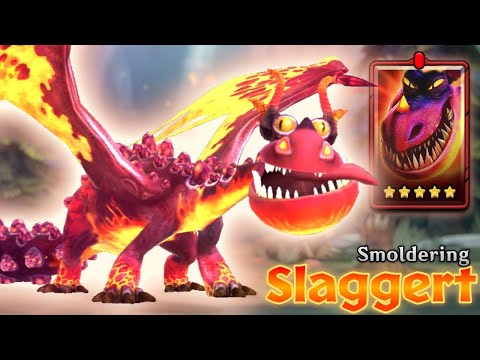 Smoldering Slaggert — 5-Stars Premium Red Hybrid Abomibumble | Dragons: Titan Uprising