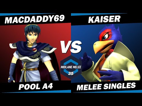 macdaddy69 vs Kaiser - A4 Pools | Midlane Melee 35