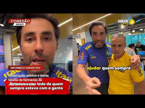 Vídeo: Cimed quita débitos e isenta faturas de farmácias de Juiz de Fora e Ubá.