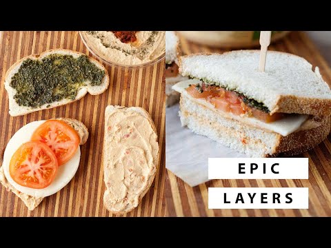 MUST Make! Hummus Veggie Club Sandwich