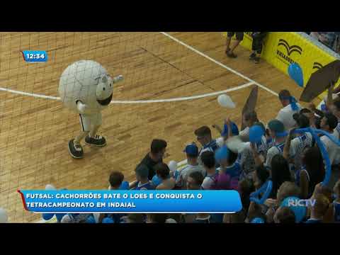 Futsal: Cachorrões beat Loes and win their fourth consecutive championship in Indaial.