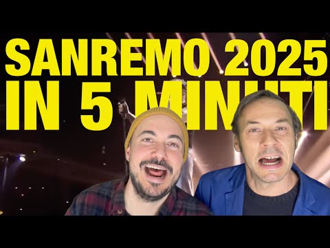 i TU - Tutto #sanremo2025 in 5 minuti
