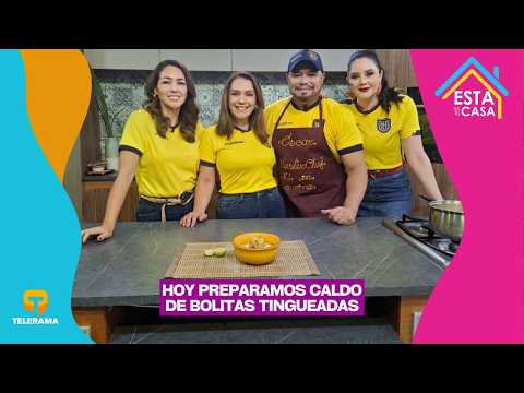 Hoy preparamos: Caldo de bolitas tingueadas
