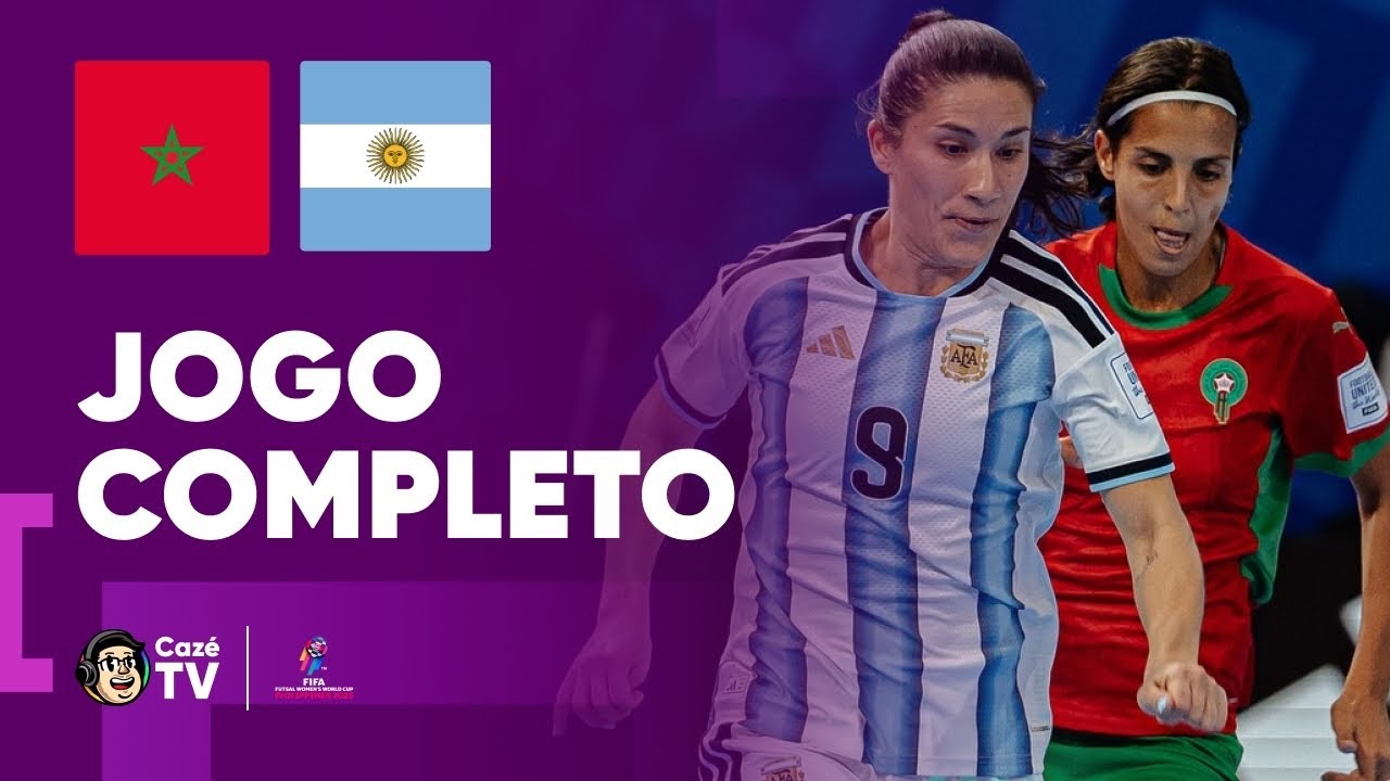 AO VIVO: MARROCOS X ARGENTINA | COPA DO MUNDO FEMININA DE FUTSAL FIFA 2025 | 1ª RODADA