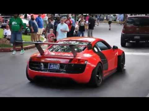 Audi R8 V10 Twin Turbo LeMans WideBody ON STREET !
