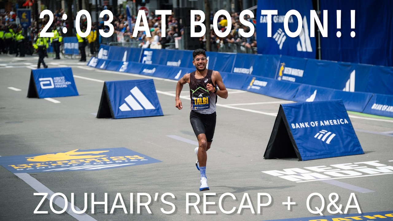 NEW FASTEST AMERICAN MARATHON TIME | Zouhair Talbi's BOSTON MARATHON 2026 Race Recap + Q&A