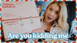 Vlogmas Episode 12 | Christmas Shopping, Hobby Lobby, Cards & Packages from You Guys