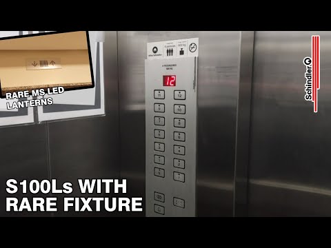 Rare Lanterns: Schindler S100L-MS Traction Elevators - West Sq. Hotel, W 2nd St. - GO, BR