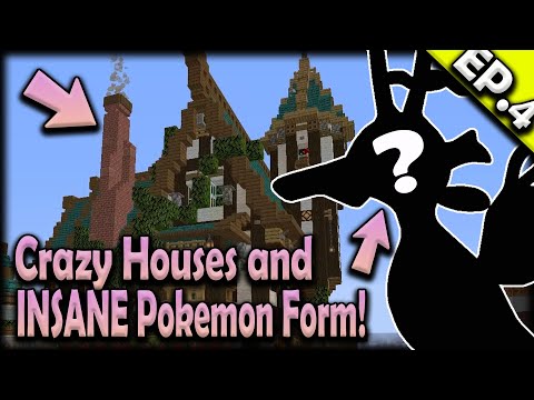 INSANE NEW Pokemon Form and BEST Minecraft Houses! - Pixelmon PocketPixels Yellow | EP. 4