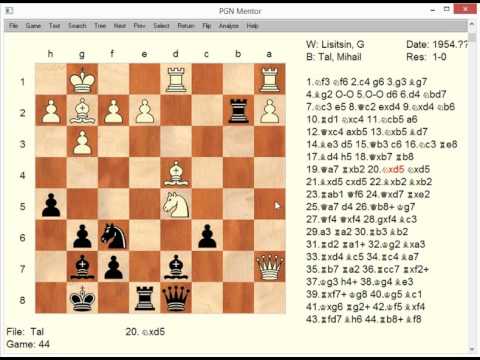 The King of Chess Combination Mihail Tal - Lisitsin vs Tal