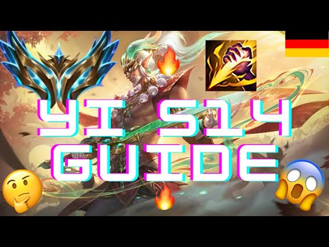 ⚔️ Master Yi Guide german S14 CHALLENGER ELO! Sinerias Gameplay Analyse Tipps Tricks LoL Jgl 2024 ⚔️