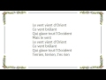 Florent Pagny - Vent d'Orient Lyrics