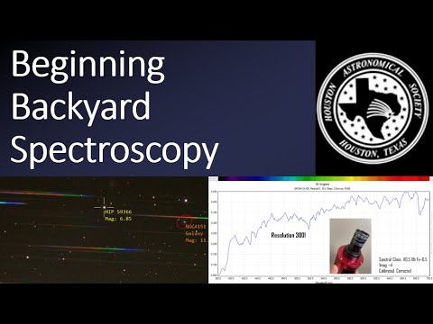 Beginning Backyard Spectroscopy