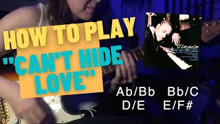 How to play &quot;Can&#39;t Hide Love&quot; - D&#39;angelo version