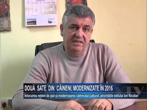 Doua sate din Caineni, modernizate in 2016