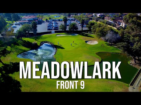TINY & TREACHEROUS | Meadowlark's FRONT 9 Course Vlog with Drone Flyovers
