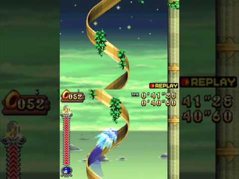 Sonic Rush Adventure - Sky Babylon Act 1 (Sonic) in 1:24:35