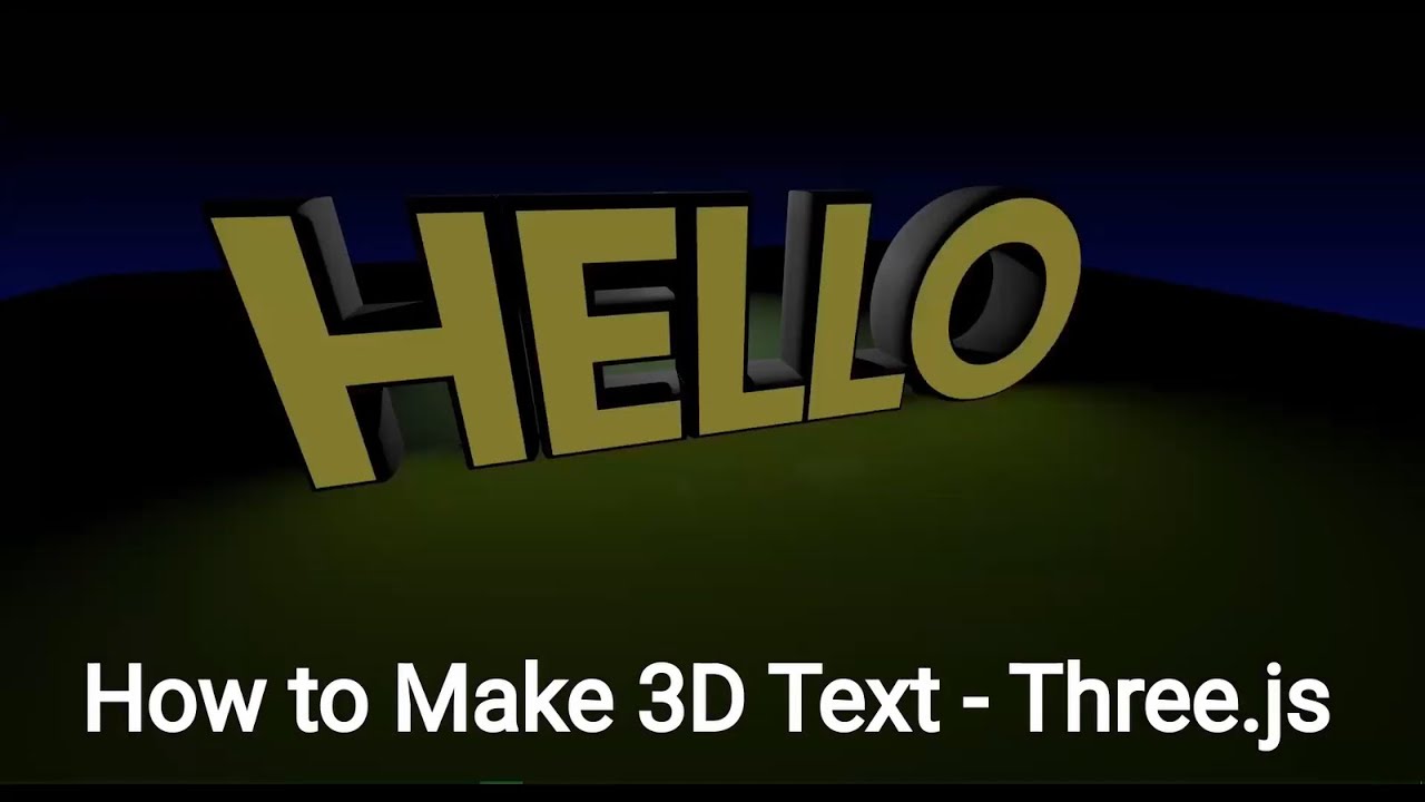 3D text 2 GIF sticker maker - Showcase - three.js forum